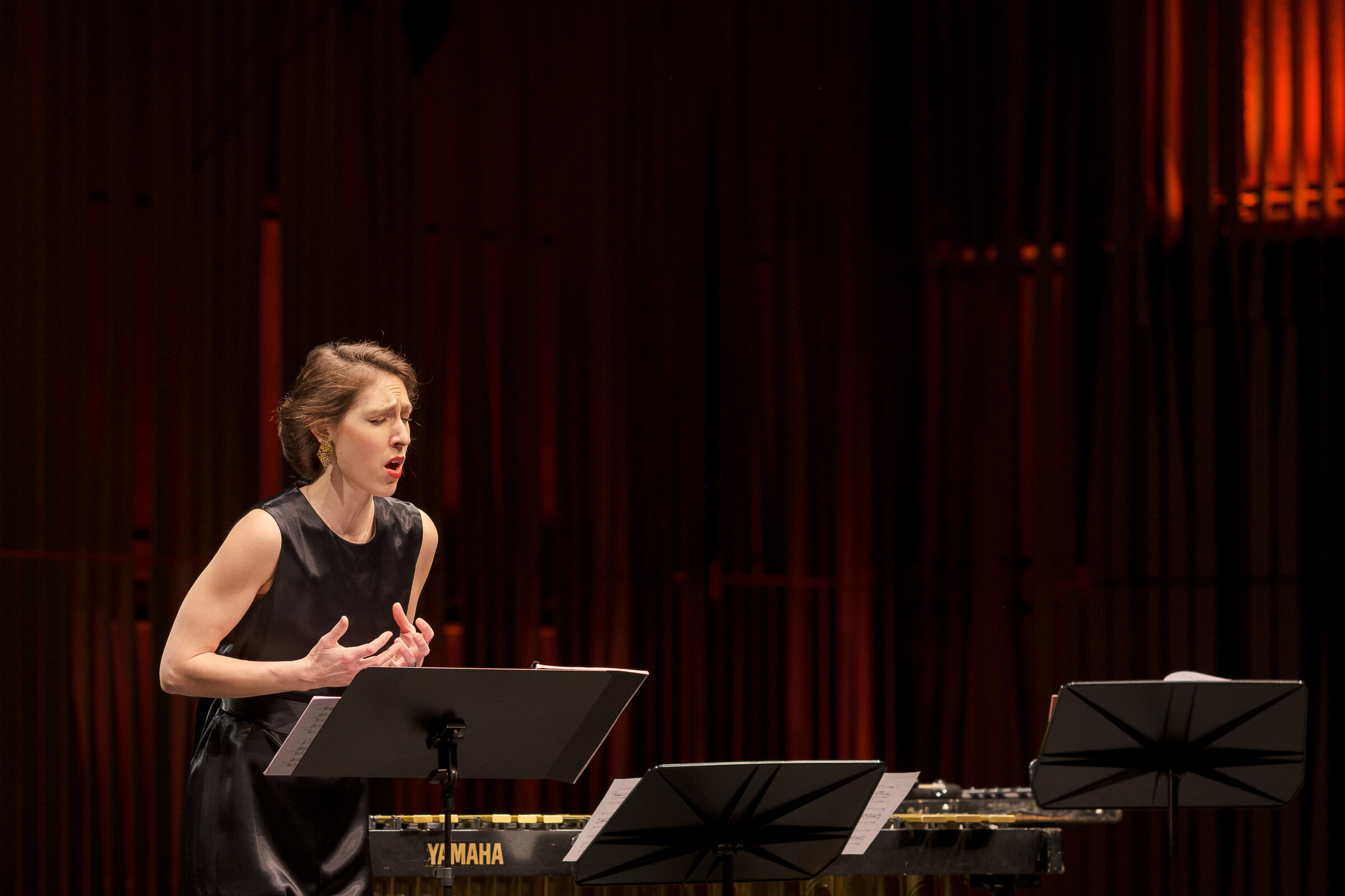 Þórgunnur Anna Örnólfsdóttir performing